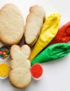 Easter DIY Packs. 12 cookies, 3 icings (Orange, Yellow, Green) 3 sprinkle sets