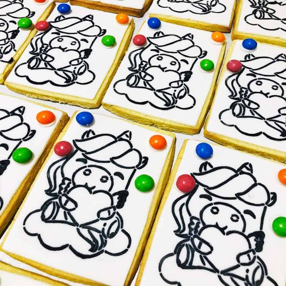 Paint Your Own PYO Cookies - unicorn