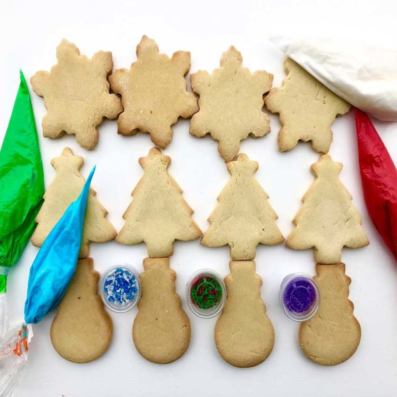 christmas decorate your own cookies set
