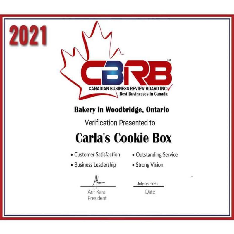 2021 CANADIAN BUSINESS REVIEW BOARD INC.V Best Businesses in Canada