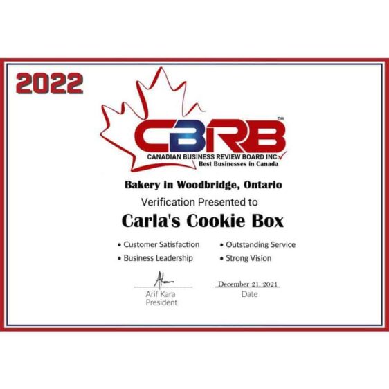 2022 CANADIAN BUSINESS REVIEW BOARD INC.V Best Businesses in Canada