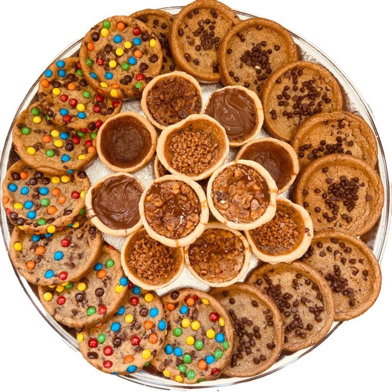 Mixed butter tart cookie platter on thank you page Carlas Cookie Box Carlas Cookie Box