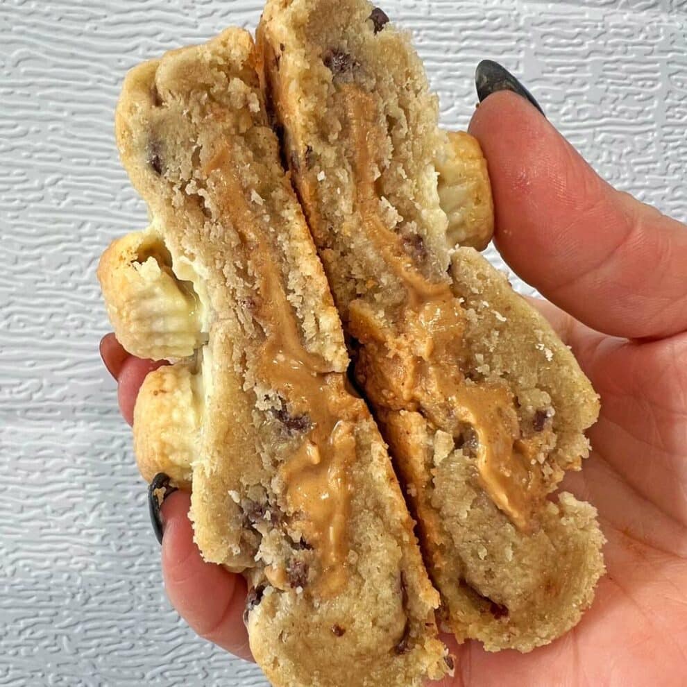 Peanut Butter &Amp; Chocolate Stuffed Fatties Cookies